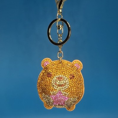 (Prize) 2018 Amuse AMUFUN Sparkle Zoo Hamster Mascot Keychain Charm Japan