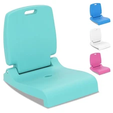 Poolside Chair for Edge of Pool w/Back Support & Handles Portable Picnic Chair