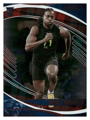 2025 Panini Absolute Countdown Calendar #169 Princely Uman Carolina Panthers