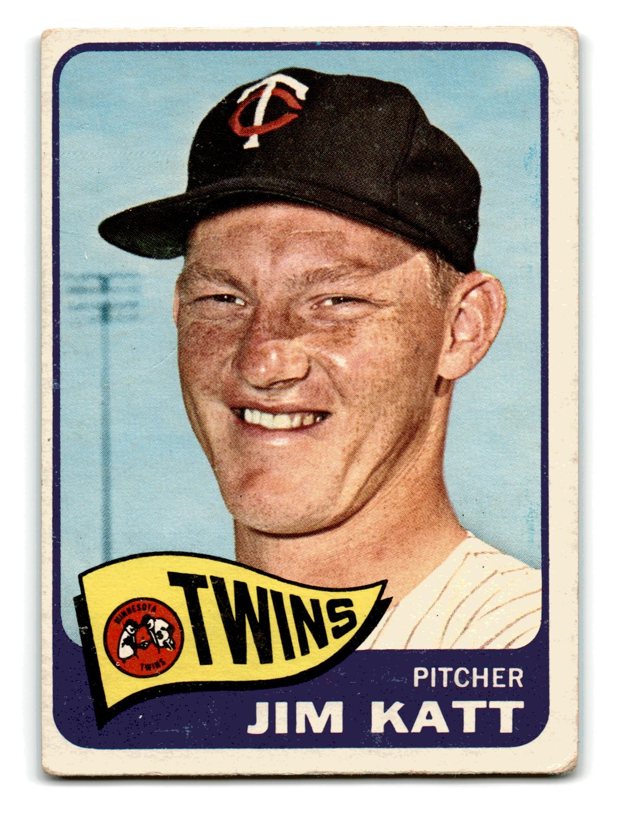 Jim Kaat 1965 Topps #62 HOF Minnesota Twins Vintage VG