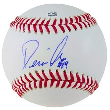 Dennis Santana Signed Baseball Pittsburgh Pirates Texas Rangers Autograph Proof
