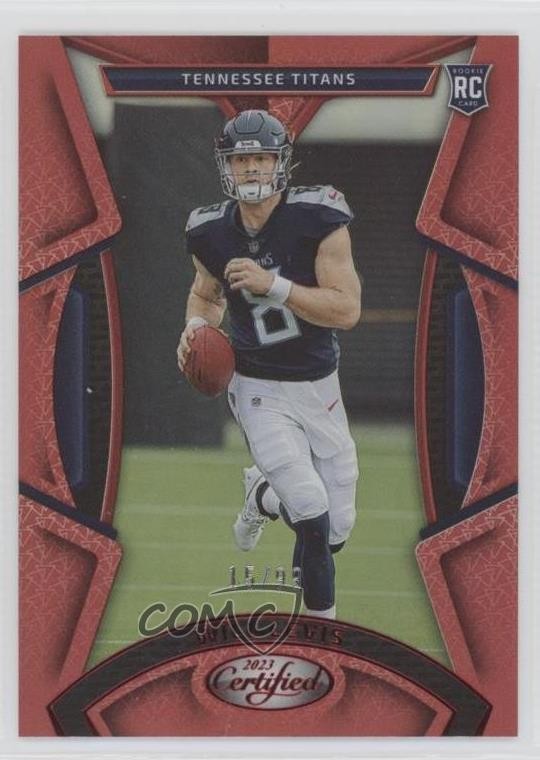 2023 Certified Rookies Mirror Red /99 Will Levis #117 Rookie RC