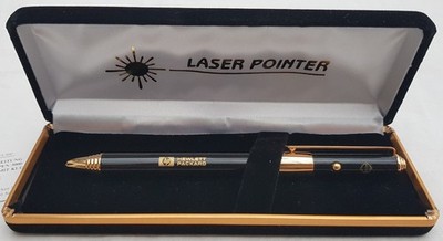 Laser Pointer + Kugelschreiber Hewlett Packard im Samt-Etui Neu