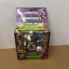 MOTU TMNT Turtles Of Grayskull MouseJaw With Mouser Baf Metal-Boto PackageDamage