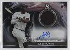 2023 Bowman Platinum Pieces Relics 58/99 Oscar Colas Colás #PPAR-OC Auto 0rd2