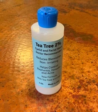 2% Tea Tree Oil Eyelid Eyelash Face Cleanser eye Wash Blepharitis Demodex Dr Rec