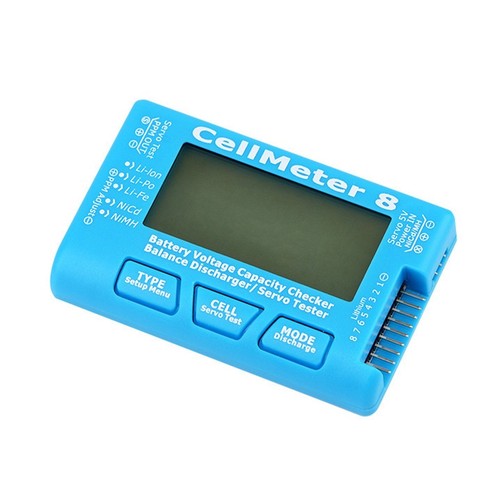 RC CellMeter 8 Digital Battery Capacity Checker Balance Discharger Servo Tester - Picture 3 of 9