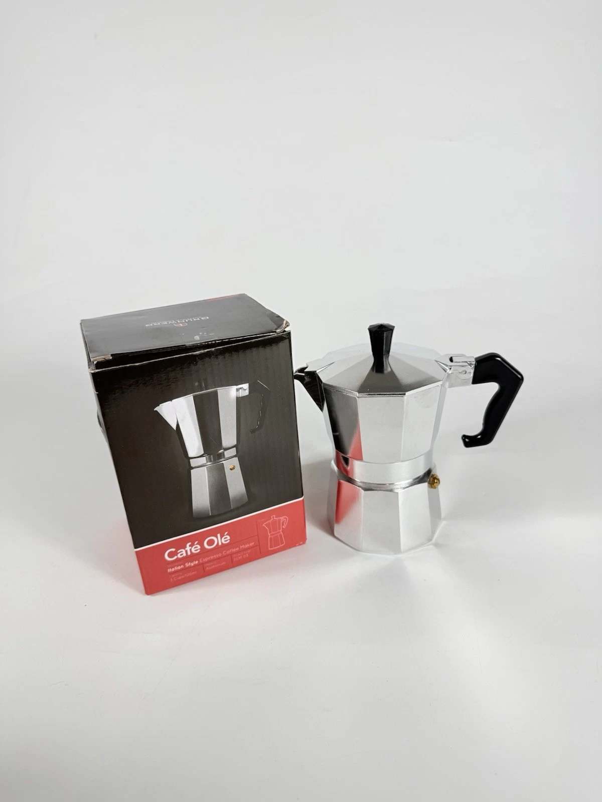 Grunwerg Cafe Ole Italian Style Espresso Coffee Maker 3 Cup/120ml ECM03
