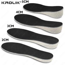 Height Increase Insoles 2-5cm Memory Foam EVA Shoe Lifts Inserts for Men-Women