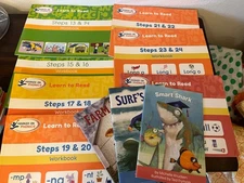 Hooked on Phonics Book Learn to Read Lot of 7 Workbooks 3 story booklets