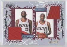 2006 Topps Luxury Box Courtside Relics Dual 9/299 Darius Miles Travis Outlaw 0f6