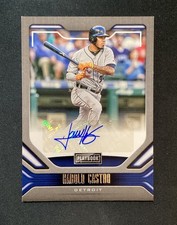 2020 Panini Chronicles Playbook Auto Harold Castro #PA-HC Auto Tigers