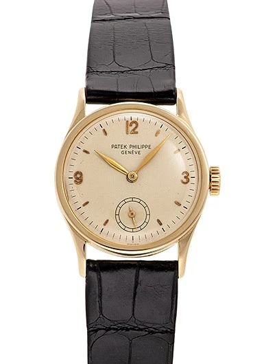 Reloj PATEK PHILIPPE Calatrava 96 plata oro amarillo 18K cuerda manual para hombre