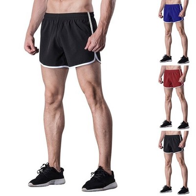 Outdoor Laufen Herren Atmungsaktiv Shorts Gummibund Schnelltrocknend Atmungsaktiv