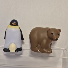 Fisher Price Little People Zoo Talkers Brown Bear And Penguin