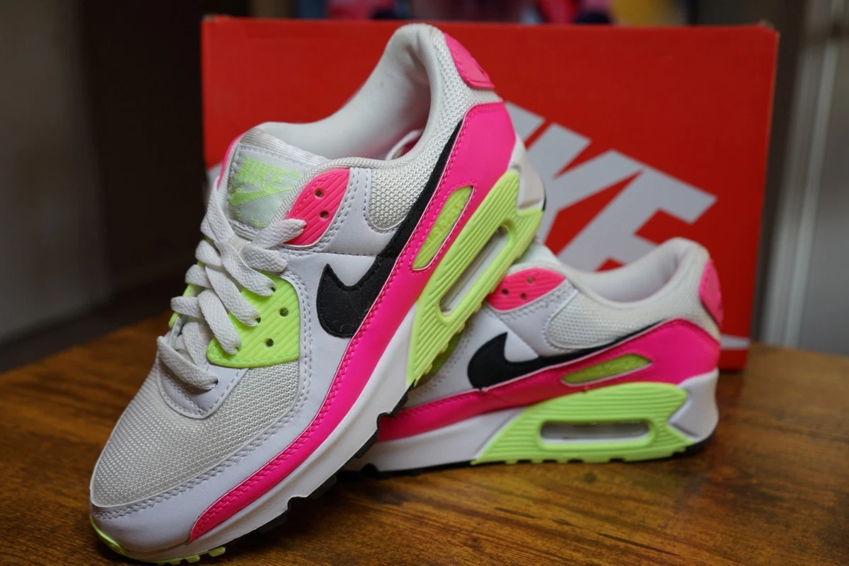 Nike Air Max 90 GS Pink Volt W for sale | eBay