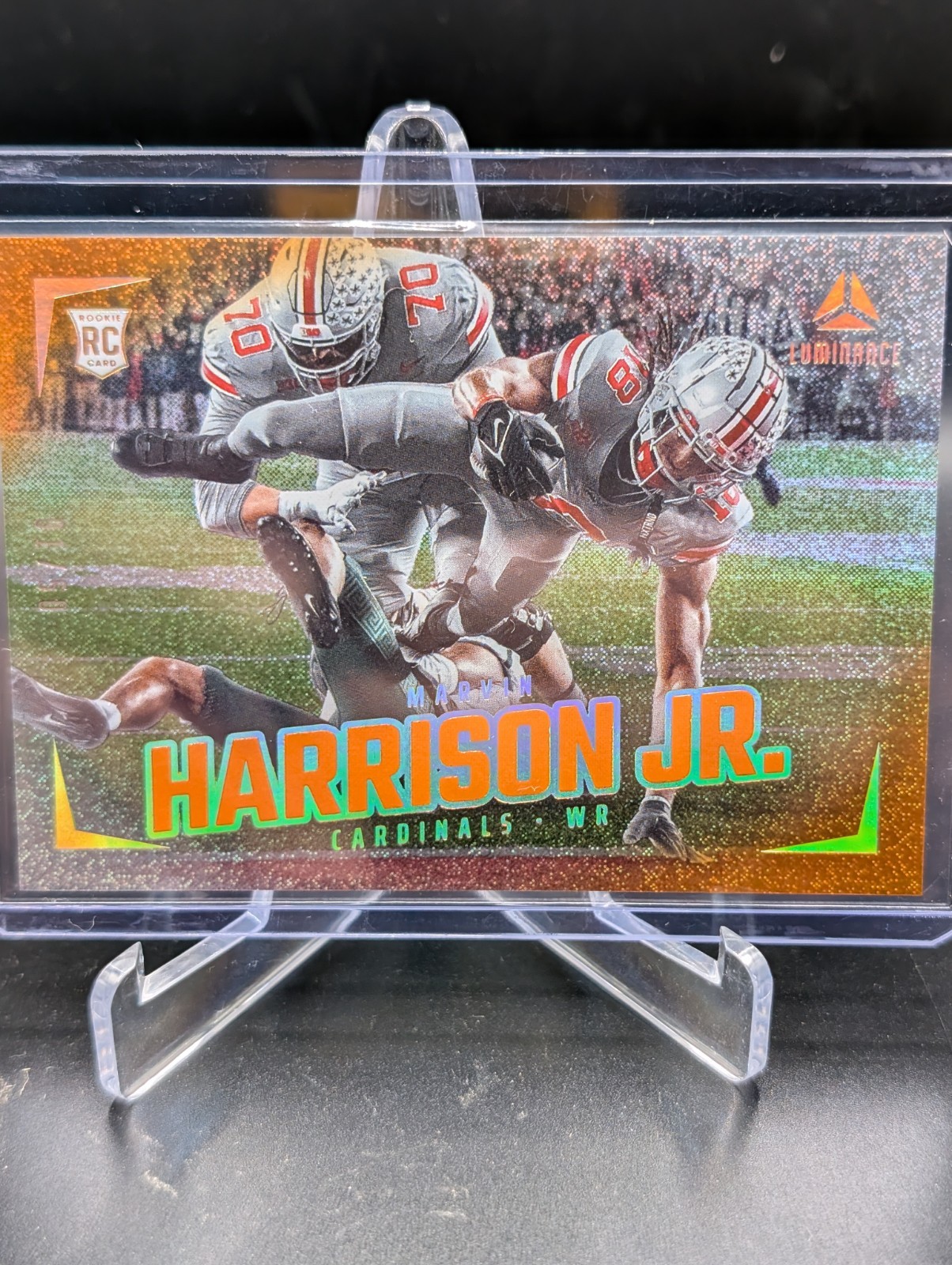 2024 Panini Luminance - Rookies Marvin Harrison Jr. #180 Orange /50 (RC)