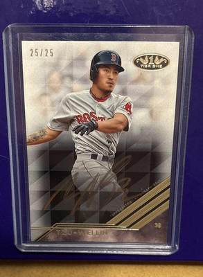 2018 Topps Tier One - Breakout Autographs Tzu-Wei Lin #BA-TWL Bronze Ink /25 