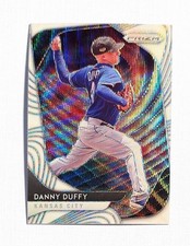 Danny Duffy ~ 2020 Panini Prizm ~ White Wave Prizm #121