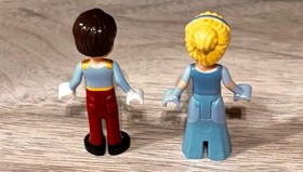 Lego Minifigure Friends Disney Princess ~ Cinderella & Prince Charming 41055