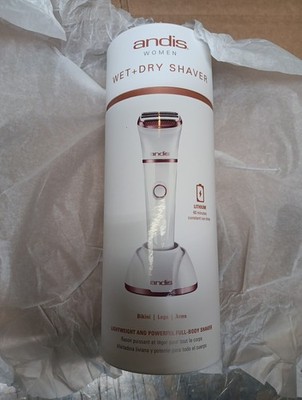 Andis 31015 Women's 6-Piece Wet + Dry Shaver FACTORY SEALED