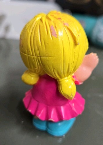 Fisher Price Little People Big Helpers House Figurine Pink With Yellow Hair - Picture 4 of 7