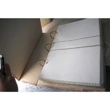 Photo Album Beige Leaf Double page