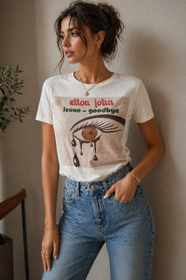 Gucci Elton John Levon Goodbye Limited Edition Tee Rare Made in Italy Women S