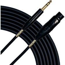GOLD TRS-XLRF-10 Balanced Audio Adapter Cable, XLR-Female to 1/4" TRS Male Pl...