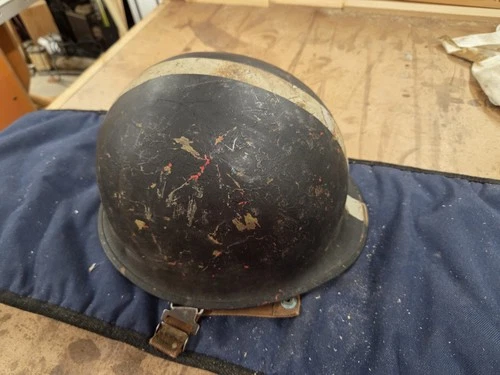 US Military Vintage Nostalgic WWII M1 Steel Pot Swivel Bale Helmet with Liner