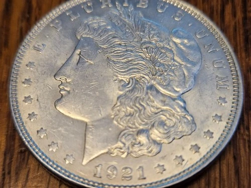 1921 MORGAN AU+++ LUSTER W/VIDEO PRICED BELOW MELT  WITH FREE SHIP!