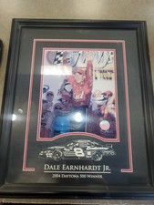 Dale Earnhardt Jr 2004 Daytona 500 Winning Commemerative Picture.
