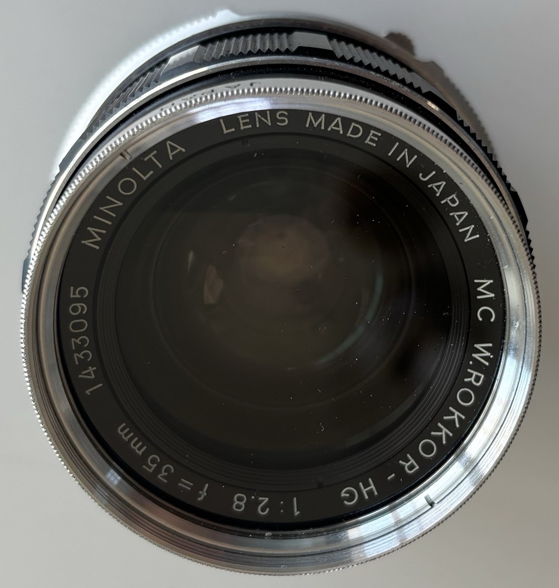 Exc!! MINOLTA MC W.ROKKOR-HG 35mm F2.8 MF Wide Angle Lens
