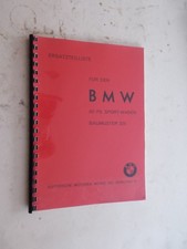 BMW 328 Sport 80PS - Ersatzteilliste f. Vorkrieg Oldtimer