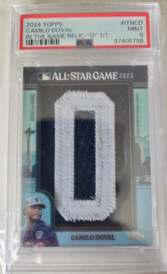 2024 Topps Camilo Doval In The Name ''O'' Jersey ASG Relic 1/1 - Giants, Yankees
