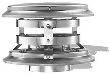 3, Round, Pellet Vent Vertical Cap 182928