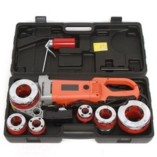 2300W Electric Pipe Threading Machine 1/2" to 2" with 6 Dies Set, 110V 25RPM