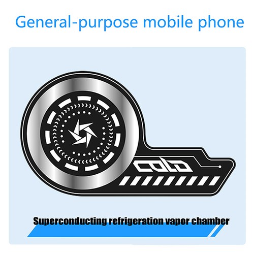 Phone Cooler Plate Ultra-thin Radiator Sticker Heat Sink Extend Cooling Area - Zdjęcie 4 z 11