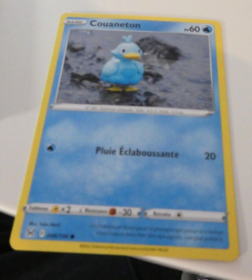 Pokemon Verlorener Ursprung Französisch Karte Karte Couaneton 046/196 Sehr guter Zustand Fr JCC NM