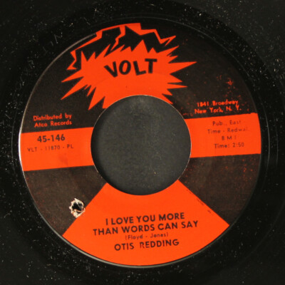 OTIS REDDING: i love you more than words can say / let me come on home VOLT 7''