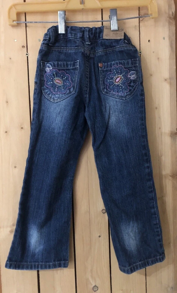 *GENUINOS NIÑOS DE OSHKOSH * JEANS NIÑAS *PANTALONES TALLA 4T* BOLSILLOS TRASEROS BORDADOS* Foto 2 de 2