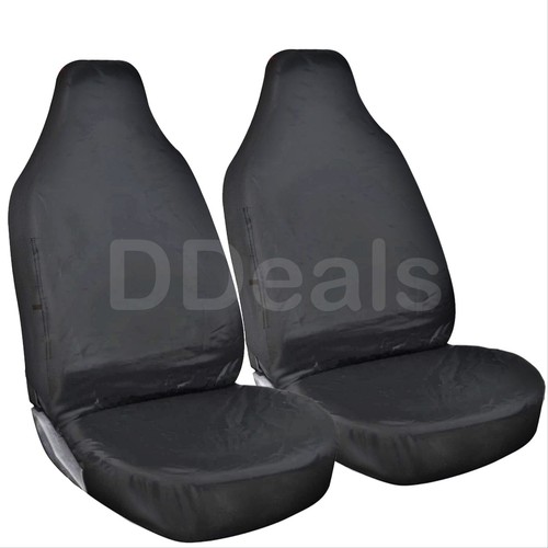 Car Seat Covers Black HD Full Set Protectors Nylon Waterproof For Nissan - Picture 2 of 5