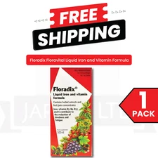 Floradix Liquid Iron & Vitamin Formula 500ml / 16.9 fl oz Dietary Supplement
