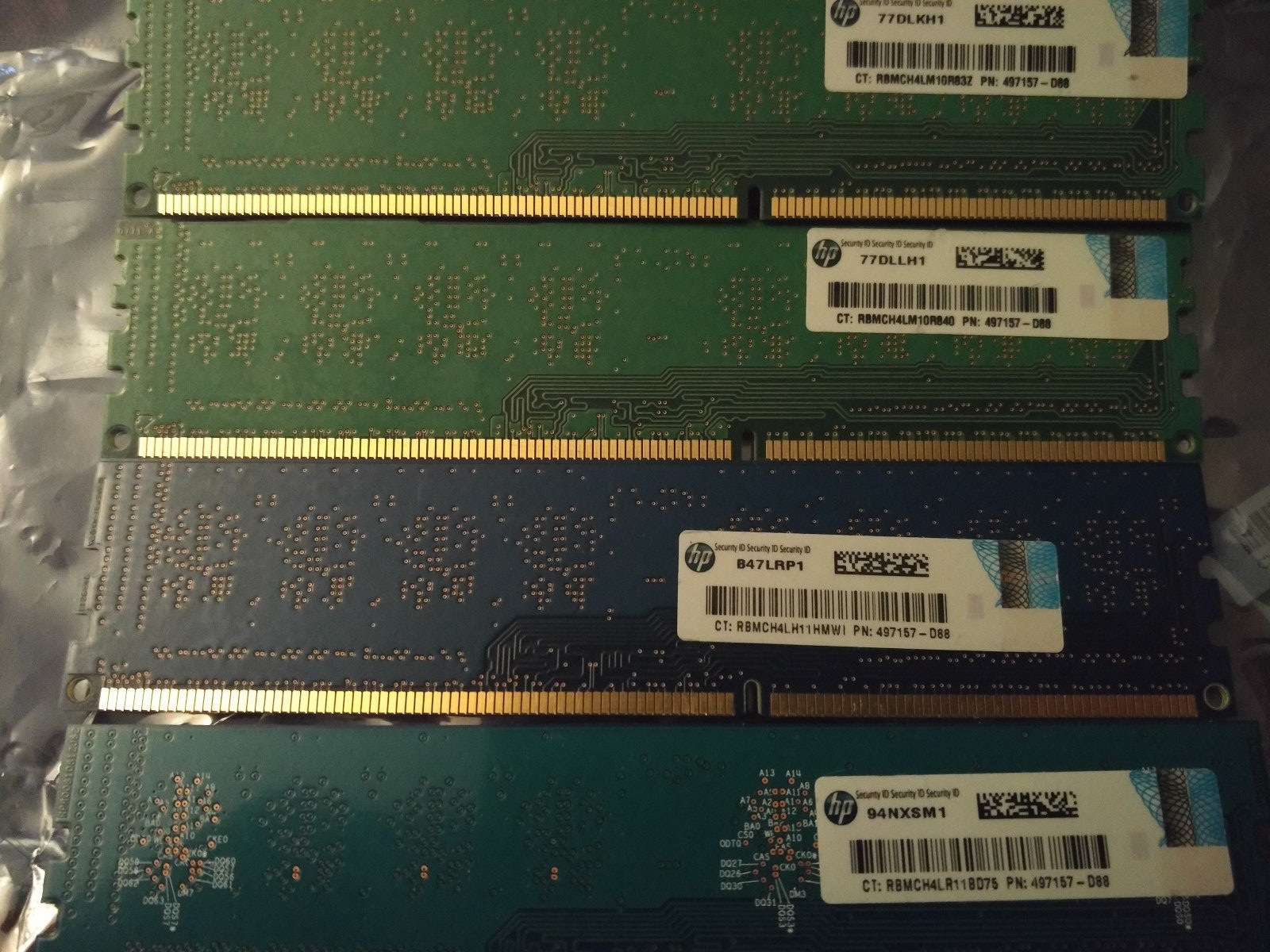 HP 497157-D88 (2 GB, PC3-10600 (DDR3-1333), DDR3 SDRAM, 1333 MHz, DIMM ...