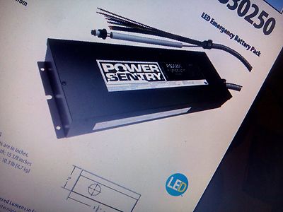 Lot/ 6each POWER SENTRY PS30250 EMERGENSY LED  BATTERY BACK-UP  NEW