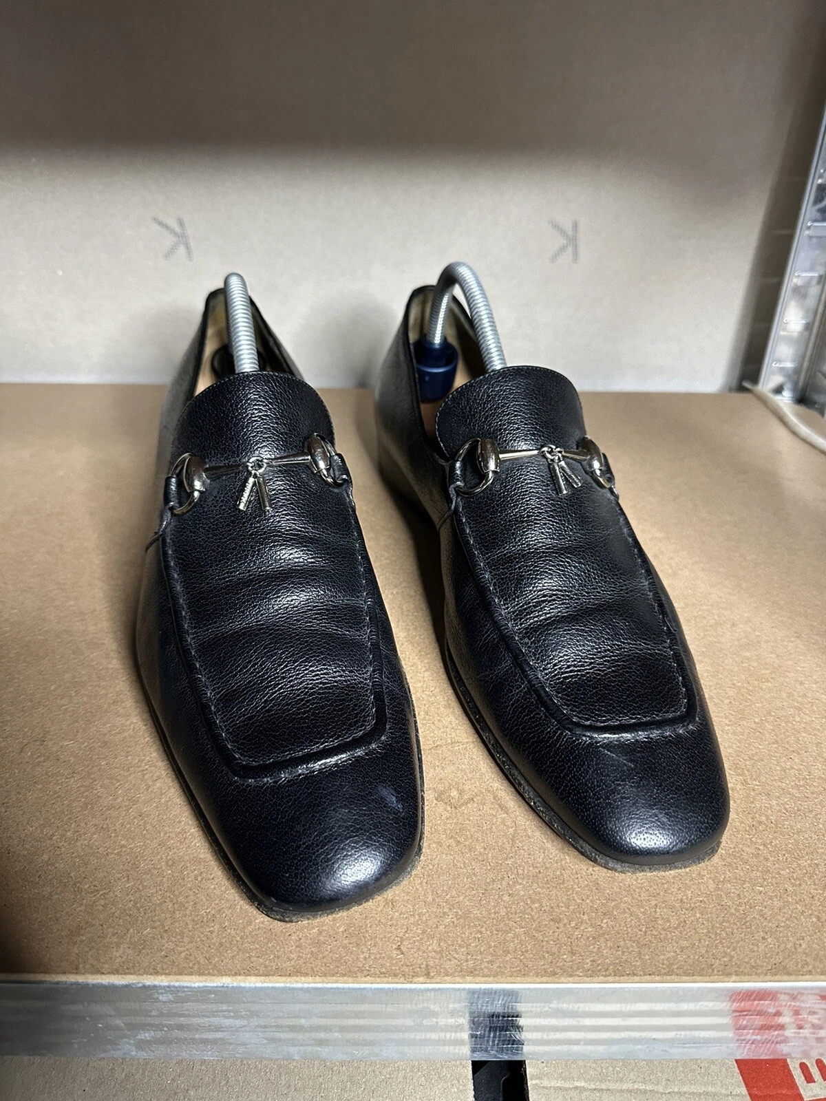 Chaussures mocassins en cuir Gucci