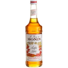 Monin Premium Maple Spice Flavoring Syrup 750 mL 544SYPAR113A