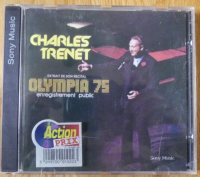 Charles Trenet Olympia 75 CD Album 15Titres - Versailles Sony Music 1995 - Photo 1/3