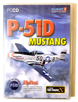 P-51D Mustang - PC Expansion Pack für Microsoft Flight Simulator X, Neu & Sealed