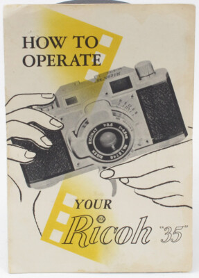 Genuine Ricoh 35 Rangefinder Camera Instruction Manual English